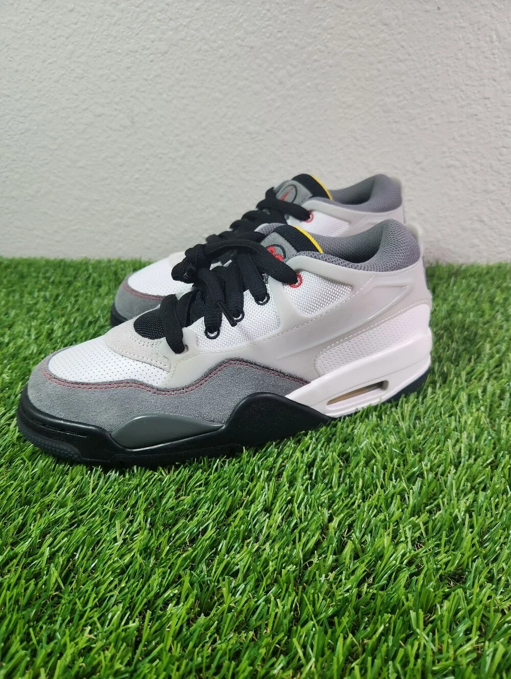 Jordan Air Jordan 4 RM BG PRM Boys' Sneakers White/Grey/Black Size 6Y